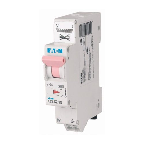 Disjoncteur automatique type C bipôle 2A Eaton