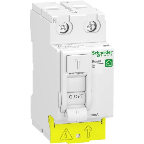 Interrupteur différentiel 2P 40A 30mA Type AC peignable Resi9XP Schneider Electric