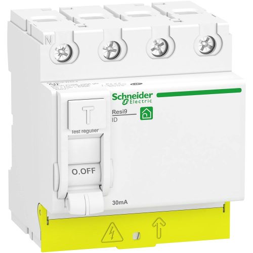 Interrupteur différentiel 4P 63A 30mA Type AC peignable Resi9XP Schneider Electric
